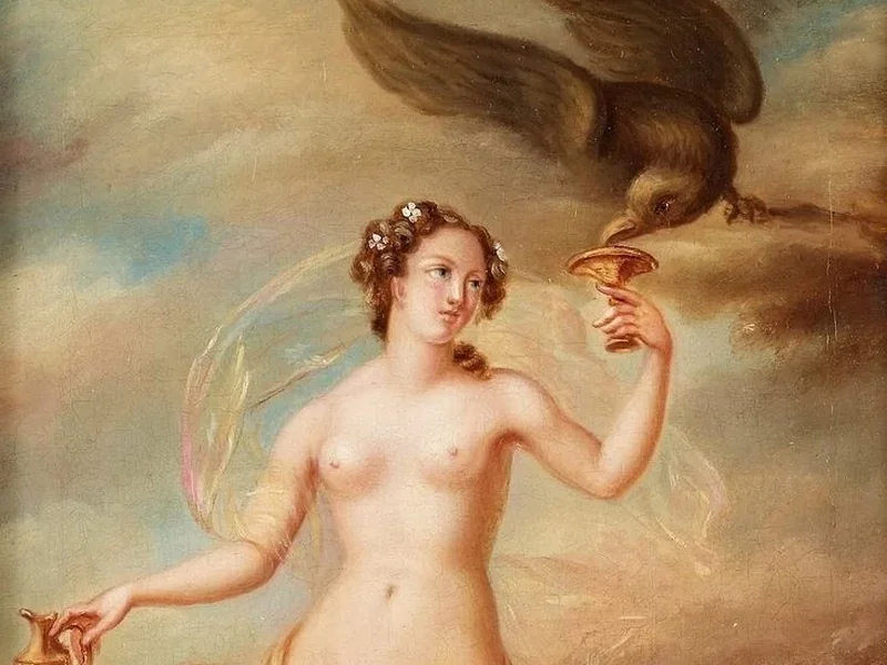 1782-Fredric Westin - Ebe e l'aquila di Giove